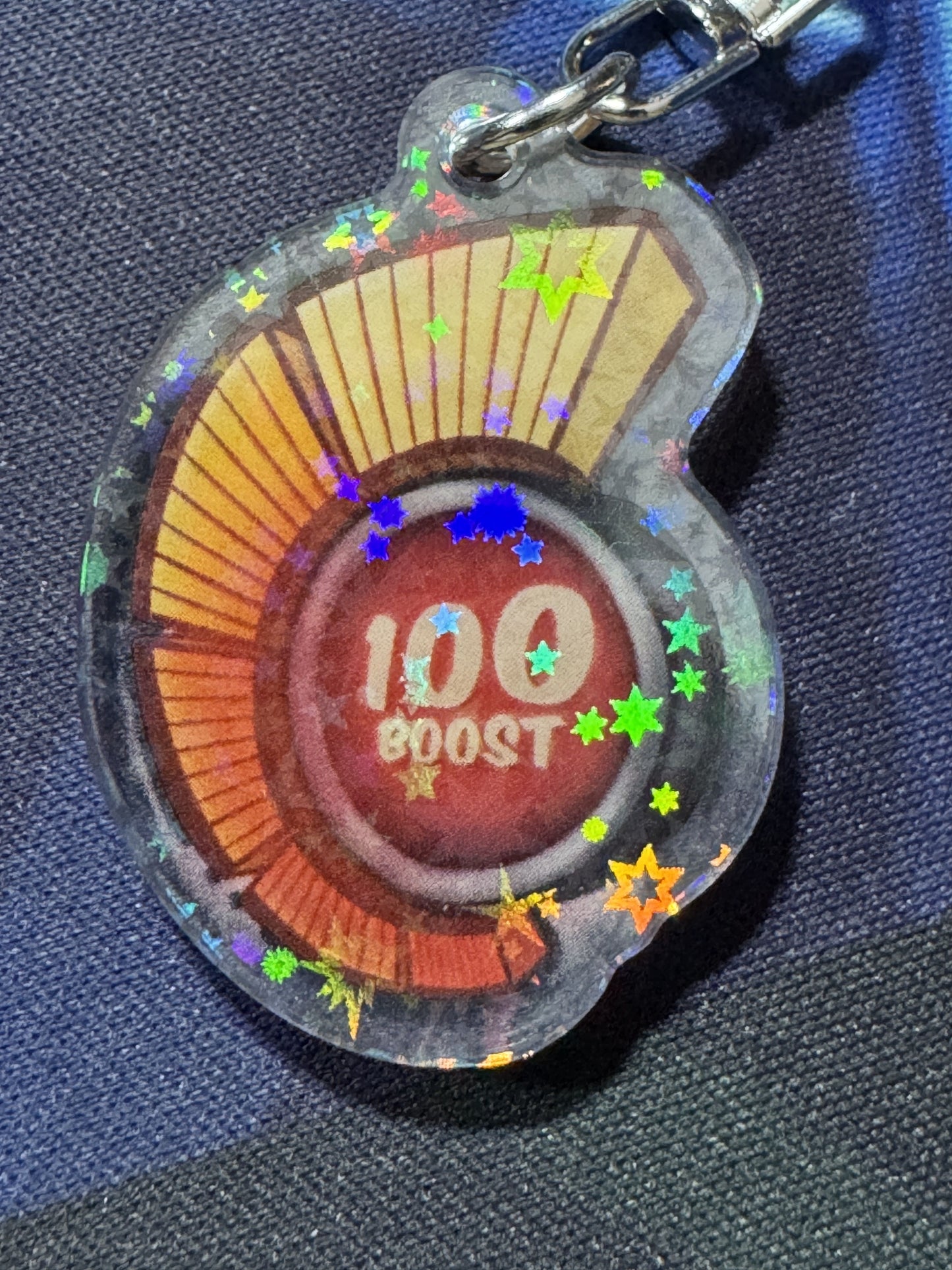 Llavero Holográfico "Medidor de Turbo" + Dedicatoria